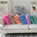 QS Decorative Sofa LongFur Throw Plush Cushion Plush Throw Cover Home Decor Sofa Cushion Cover 16" x 16"  QS Bedding. 