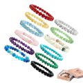 2/4/6-Pcs - Premium Quality Mix Multicolor 8mm Solid Beads Stretch Bracelet For Girls and Women - Ladies Girl Bead Hand Bracelets. 