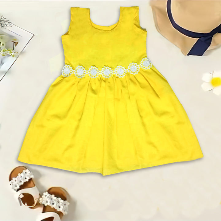 Toddler%20Girls%20Puff%20Sleeve%20Button%20Lawn%20Front%20Dress%20White%20Cute%20Collar%20Short%20Sleeve%20Fabric%20Plain%20A%20Line%20Embellished%20Slight%20Stretch%20Toddler%20Girls%20Clothing%20-%20Image%203