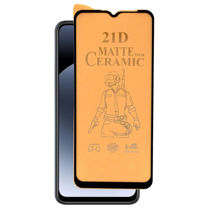 iTel A70 Ceramic Protector Full Matte Unbreakable Tempered Glass  For A70