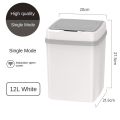 Smart Trash Can Induction for Home Kitchen and Toilet Bathroom Automatic Waste garbage bin Sensor Bin Plastic Bucket with Lid 12L. 