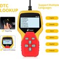Foseal Wired OBD2 Scanner,Plug and Play OBDII Code Reader, Car Diagnostic Tool for OBDII Protocol Cars Since 1996 Orange. 