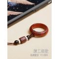 New Luxury Roewood Pendant Phone trap Keychain Anti-loe Anti-drop trap Ring Grip. 