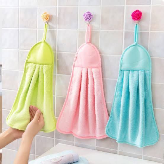 Multipurpose Kitchen Towel-Hand Towel Soft Plush Hanging-Microfiber hand towel for kitchen-small towels for kitchen-MultiPurpose Comfortable Thick Microfiber Hand Towel Bath Towel Soft Absorbent Bathroom Towel cloth Hand Towel Hanging Kitchen Towel