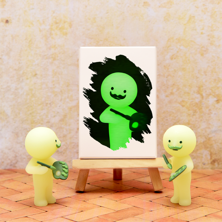 SMISKI museum Series Blind Box Japanese Figure Action 1234 versions Surprise Creative Glow-in-the-dark Doll Gift judd