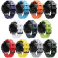 QuickFit Silicone Watch Strap For Garmin Instinct 2X Solar Watchband 26mm 22mm For Garmin Fenix 6X 6 Pro 5X 5 Plus 7X 7 Bracelet. 