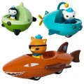 Octonauts Vehicles Submarine Boat Ship Model With Captain Kwazii Shellington Figures Xmas. 