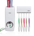 Toothpaste Dispenser and tooth brush holder , Toothpaste Dispenser automatic For Homes And Bathrooms white. 