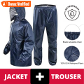 Rain Suit / LITE WATER PROOF / Rainsuit / Rain Cote With Trouser / With Cap For Men And Women. 