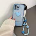 Korean Cute Candy Love Bracket Bracelet Transparent Phone Case For iPhone 13 12 11 Pro XS Max X XR Kawaii Shockproof Soft Cover. 