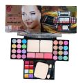All-in-One Professional Makeup Kit | Multi-Layer Cosmetic Palette with Eyeshadow, Blush, Highlighter & Lip Colors. 