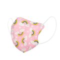 10PCS Kawaii N95 Dust Face Mask for Kids Cartoon Kn95 Masks Rainbow Respirator 4 Layer Fabric Reusable Boys Girls Mouth Mask. 