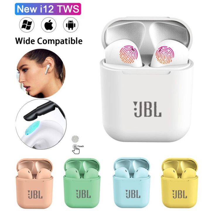 Jbl I12 Tws Nesty I12 TWS Wireless Headphones BT Earphone, Pack Of