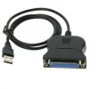 IEEE 1284 25-Pin Parallel Port To USB 2.0 Printer Cable USB To Parallel, USB to 25 Pin Parallel Port Adapter.. 