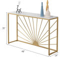 Console table Wrought Iron Living Room Decoration Console, Marble Entry Cabinet, Partition Wall Console Table. 