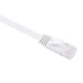 Flat LAN Cable RJ45 CAT6 Ethernet Network UTP Patch Router Cables 1000M White. 