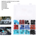 77 Pieces Box Universal Car Air Conditioner Dust Cover Replacement A C System High Low Side Port Caps Replacing Replacement. 