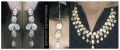 Beautiful Traditional Rose Gold Necklace Jewellery set. 