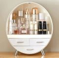 Oval Shaped Cosmetic Organizer. 