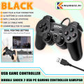【Premium-Quality】Joypad Wired USB 2.0 Joy Stick Black Gamepad Joystick Joy pad  Game Controller For PC Laptop Computer For Win7/8/10 XP. 