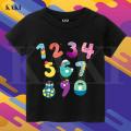 Math Numbers Educational T-Shirt For Boys Girls Kids. 