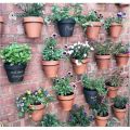8 inches wall mount heavy duty outdoor indoor garden wall decor flower plant pot hanging hook bracket ring. 