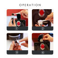 3 Pack Reusable Nespresso Capsules with 100 Foil Lids- Stainless Steel Refillable Coffee Pods for Nespresso Machines. 