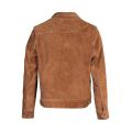 Classic Suede Trucker Jacket For Men. 