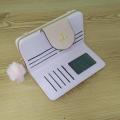 Women Long Wallet Pu Leather Card Holder Large Capacity Hasp Zipper Coin Purse Multi Card Organizer Cell Phone Chain Handbag. 