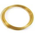 (70 meters) Golden brass wire 30 gauge (0.3 mm) 50 grams for flower crafting and artificial jewellery making bangles bracelets earrings. 