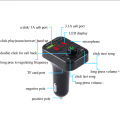 X3 Multi-function Dual Usb Car Mobile Charger With BT Fm Mp3 Player. 
