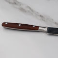 Chef Supreme Quality Steak Knife with Serrated Blade With Wooden Handle. 