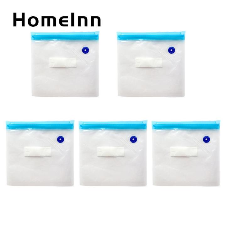 HomeInn Vacuum Sealer Pouches Multipurpose Meat Vegetable Storage Sealer Bags with Air Valves