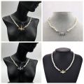 sinana VIVIENNE WESTWOOD Retro Planet Pearl Short Necklace Female Wedding Jewelry Ins Style Luxury Choker Chain For Women Girls Birthday Gift. 