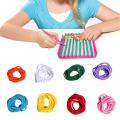96 Pieces Loom Potholder Loops Weaving Loom Loops Weaving Craft Loops With Multiple Colors For DIY Crafts Supplies No Box. 