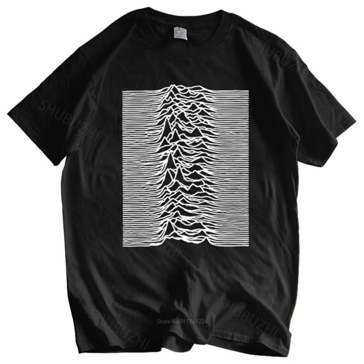 unisex t-shirt loose style tops Tshirt men summer top tees JOY DIVISION UNKNOWN PLEASURES T SHIRT factory records ian curtis