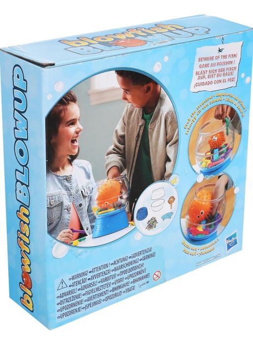 Blowfish Blowup Game by Hasbro Gaming for 2 Players Ages 3+ Age