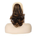 European and American Style Wig Women's Short Hair Ponytail Pear-Shaped Hair Roll Chemical Fiber High Ponytail Natural & Fluffy Curly Hair Jaws Clamp Ponytail. 