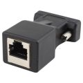 VGA Extender Male To LAN CAT5 CAT6 RJ45 Network Cable Adapter. 