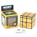 Original Qiyi Golden Mirror Cube 3x3 Sticker Less Best Quality Fast Speed Magic Rubik Speed Cube Educational Puzzle Toys. 