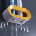 Electric Toothbrush Holder for Bathroom Wall Mounted Holder Self-adhesive Stand Rack Storage Rack Bathroom Accoessories Set. 