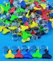 Pack of 10pcs Gas Pipe Clips Adjustable Clamp 15mm Hoop Butterfly Fastening Clip Bracket Tie Worm Drive Plastic Horn DM Hardware. 