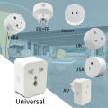 Graffiti WiFi + Bluetooth Timing American Standard Pin Multi Function Conversion Smart Socket 10A 16A Switch Plug Intelligent Schedule. 