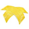 【Universal Car Parts Store】for 16 Pcs Wheel Stickers And Decals Rim Tape Bike Car 5 Colors Car Styling Universal 17 18 inch. 