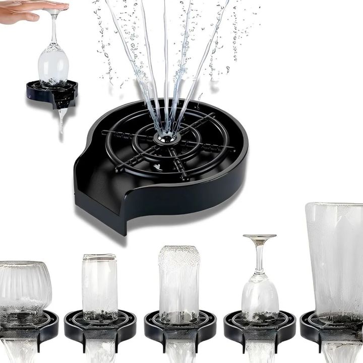 Quick Rinser Automatic Cup Washer , Kitchen Sink | Glass Rinser | Faucet Attachment ...