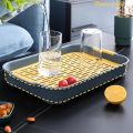 Small Double-Layer Dish Drainer Tray – Compact Resin Kitchen Rack with Drip Tray for Maximum Efficiency. 