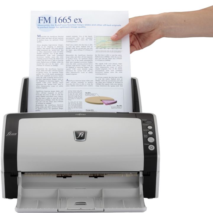 Fujitsu fi-6130 40PPM/80IPM Duplex USB Color Documents Scanner-  Australian Import