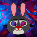 Cartoon Face Cover Exquisite Shape Zootopia Movie Themed Dress-Up Masque Face Cover. 