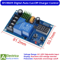 XH-M604 Smart Battery Charger Control Module 12V–24V Automatic Cut-Off Charging Protection Board with LED Display for Lithium & Lead-Acid Battery by Electrica. 