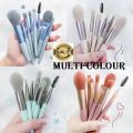 Huxia Beauty 8Pcs Mini Size Makeup Brushes Pcs Mini Travel Portable Soft Makeup Brushes Set Eye Shadow Foundation Powder Eyelash Lip Concealer Blush Make Up Brush Set. 